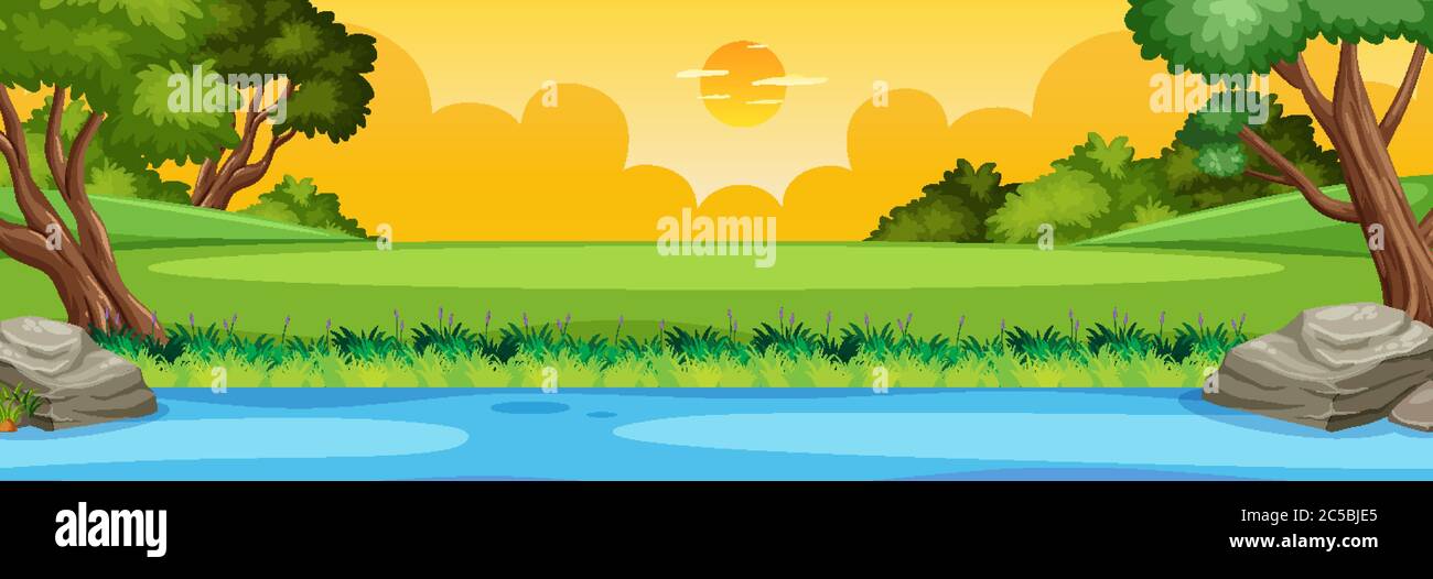 nature view animation