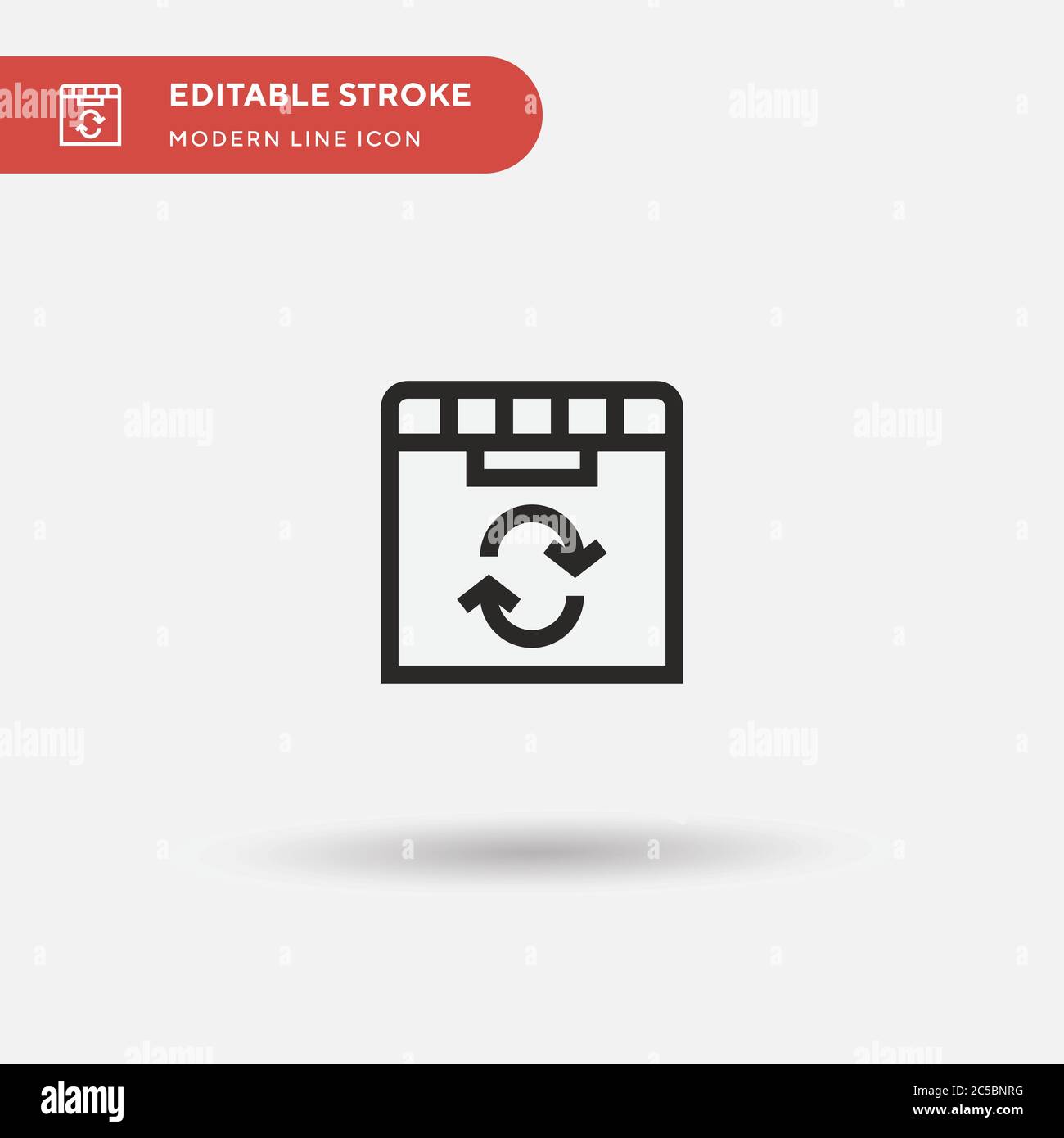 Compost Simple vector icon. Illustration symbol design template for web ...