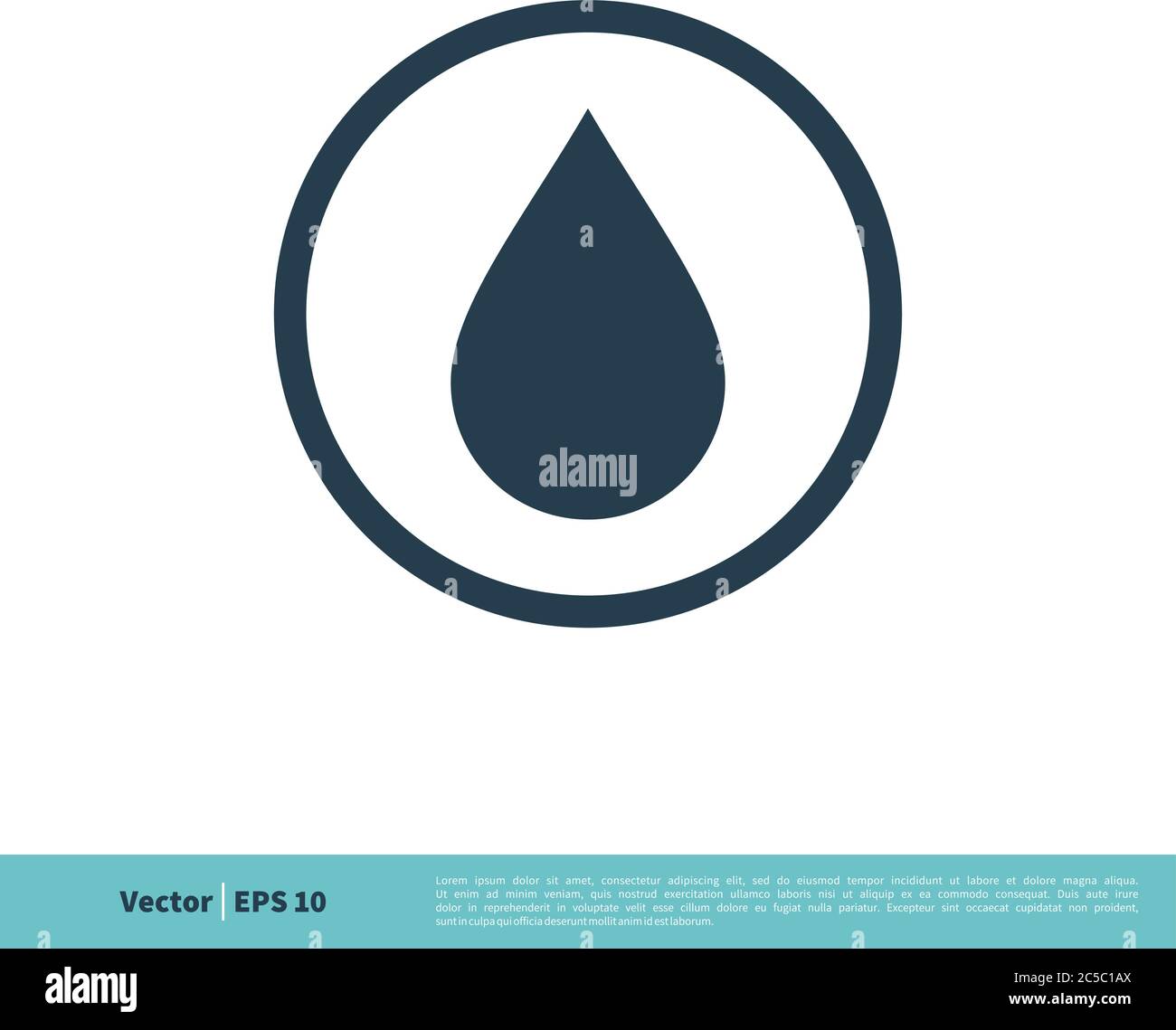 Drop Water Icon Vector Logo Template Illustration Design. Vector EPS 10 ...