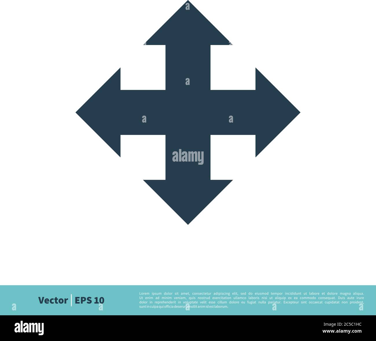 Navigation Arrow Icon Vector Logo Template Illustration Design. Vector EPS 10. Stock Vector