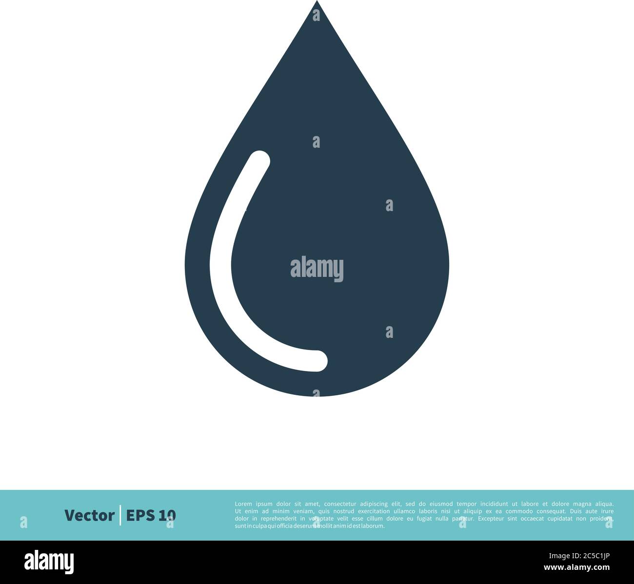Drop Water Icon Vector Logo Template Illustration Design. Vector EPS 10 ...