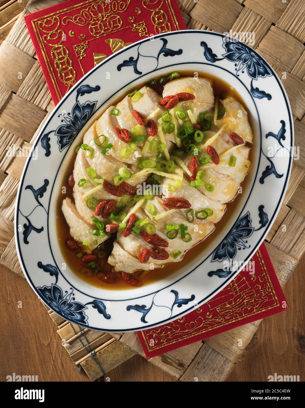 Chinese drunken chicken. Food China Stock Photo