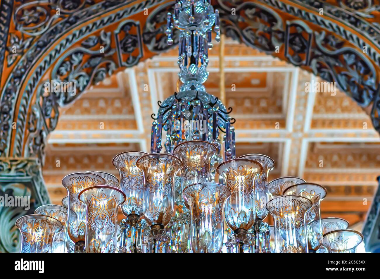 Palace Chandelier India High Resolution Stock Photography and Images