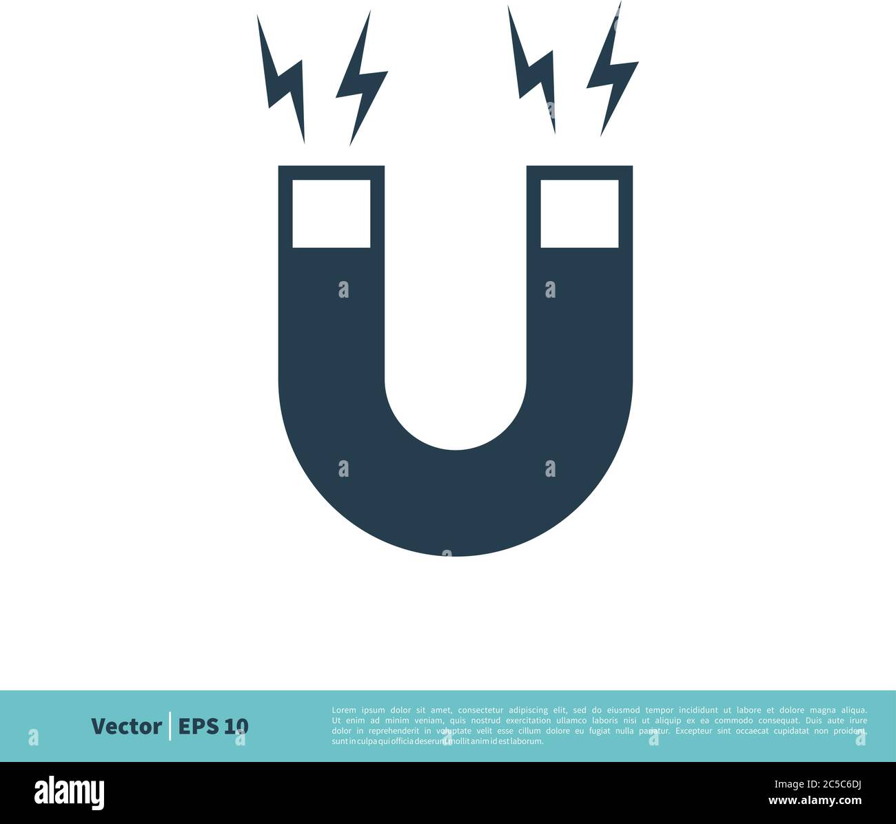 Magnet Icon Vector Logo Template Illustration Design. Vector EPS 10 ...