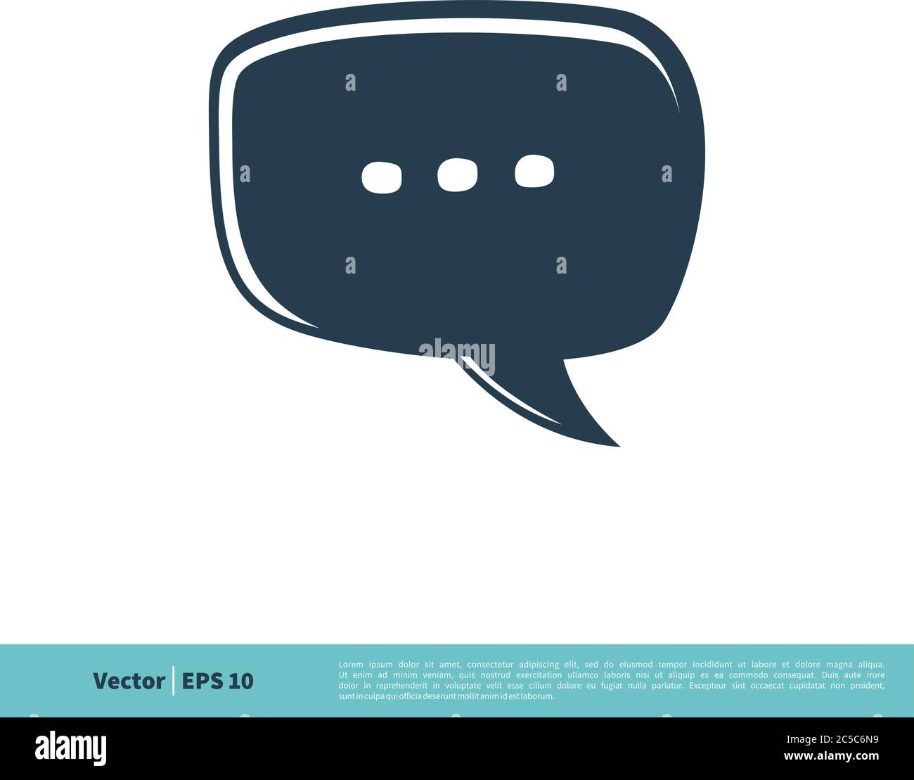 Speech Bubble Icon Vector Logo Template Illustration Design. Vector EPS 10. Stock Vector