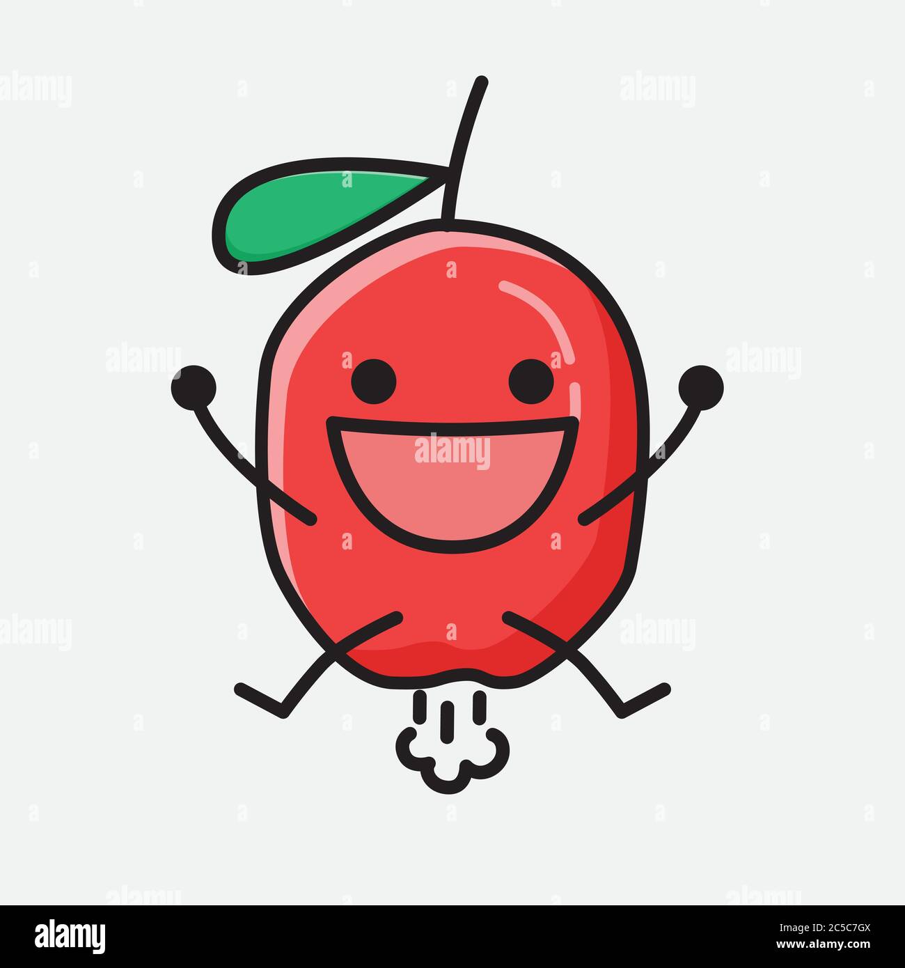 an-illustration-of-cute-wolfberry-vector-character-stock-vector-image