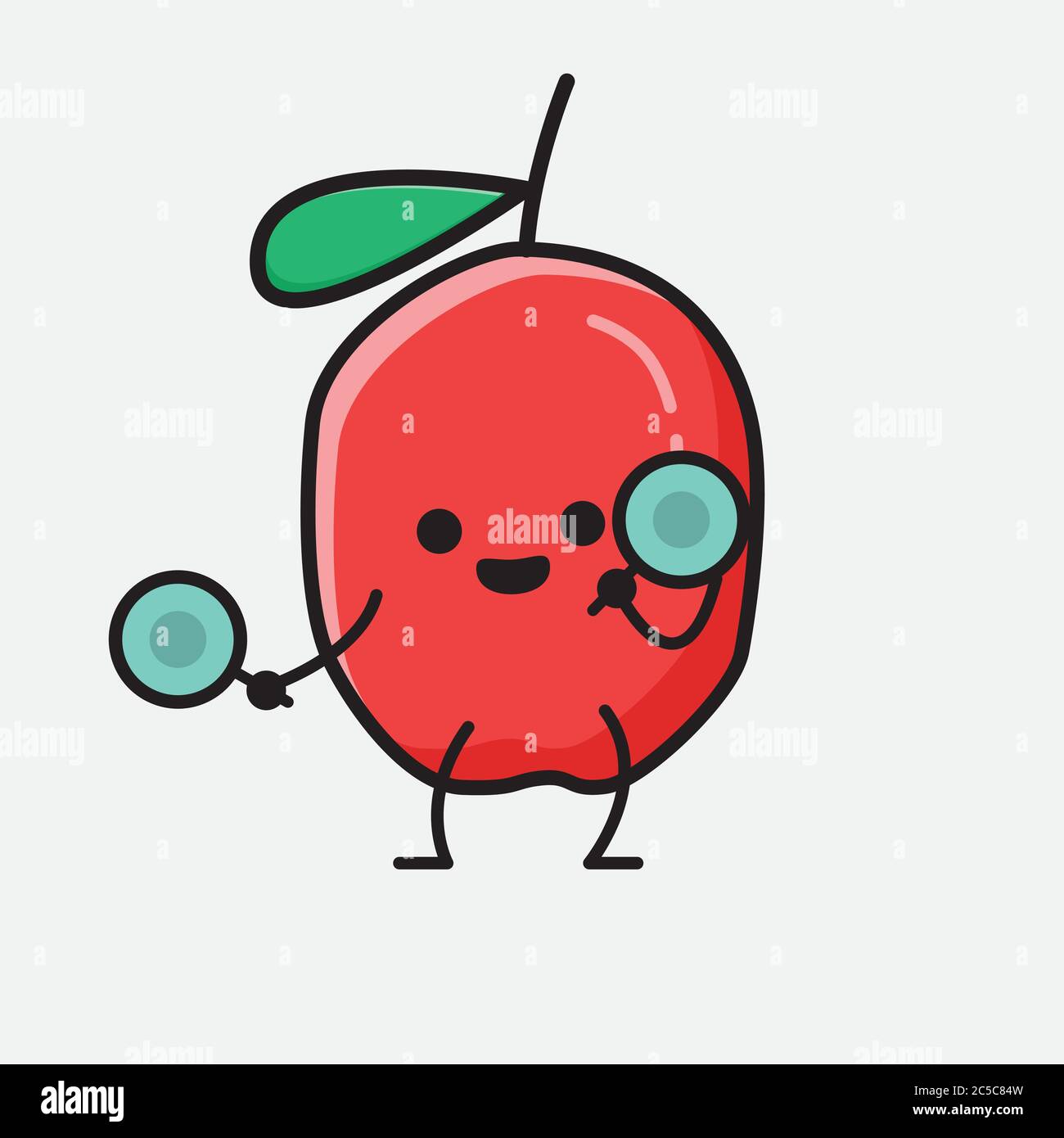 an-illustration-of-cute-wolfberry-vector-character-stock-vector-image
