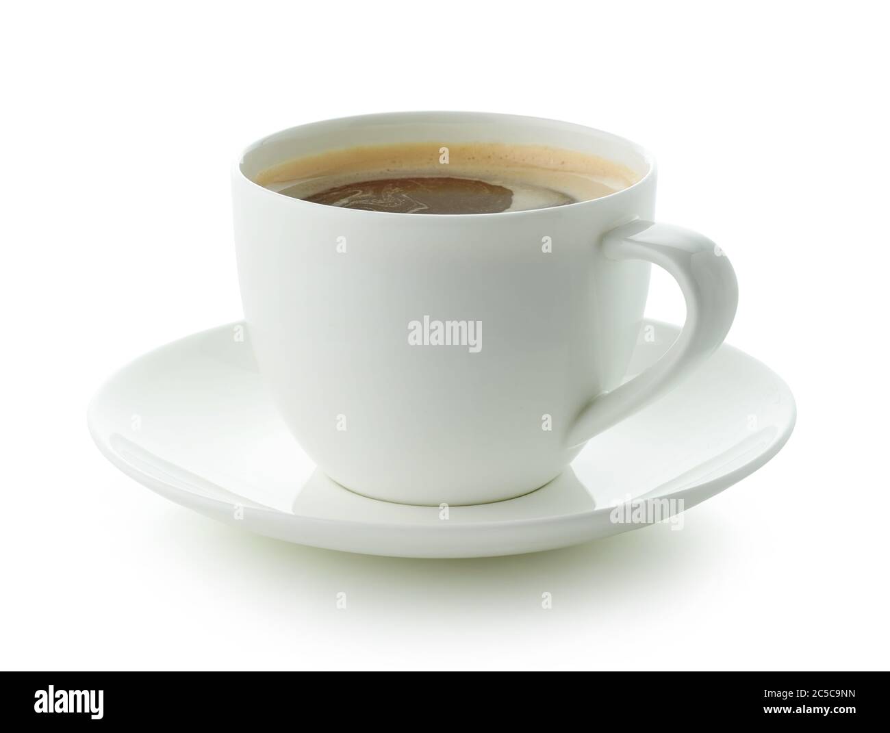 cup of coffee isolated on white background Stock Photo - Alamy