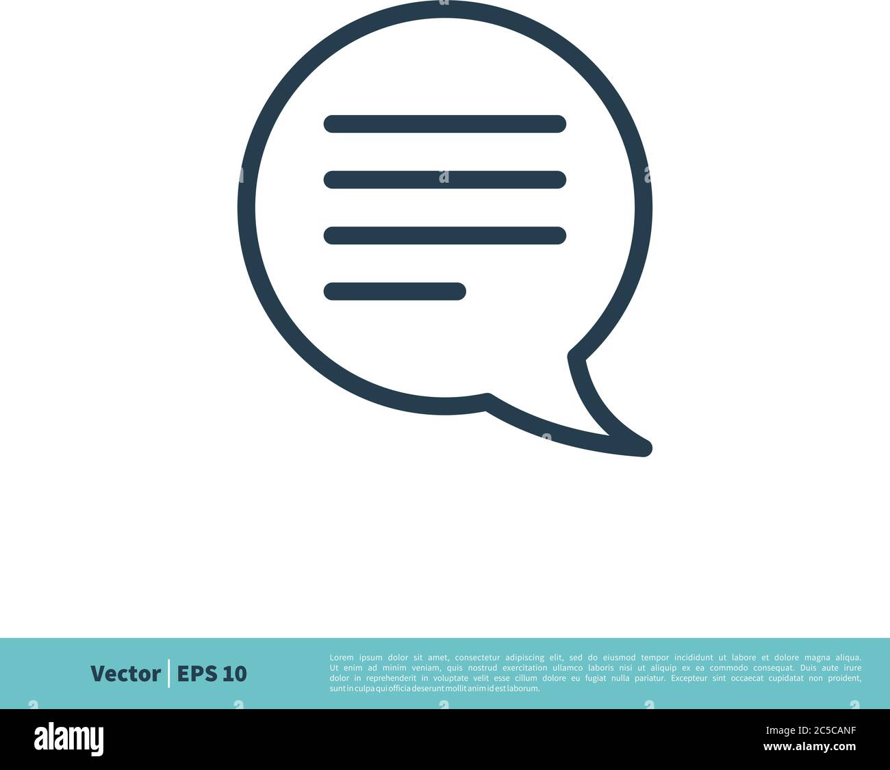 Speech Bubble Talk Icon Vector Logo Template Illustration Design ...