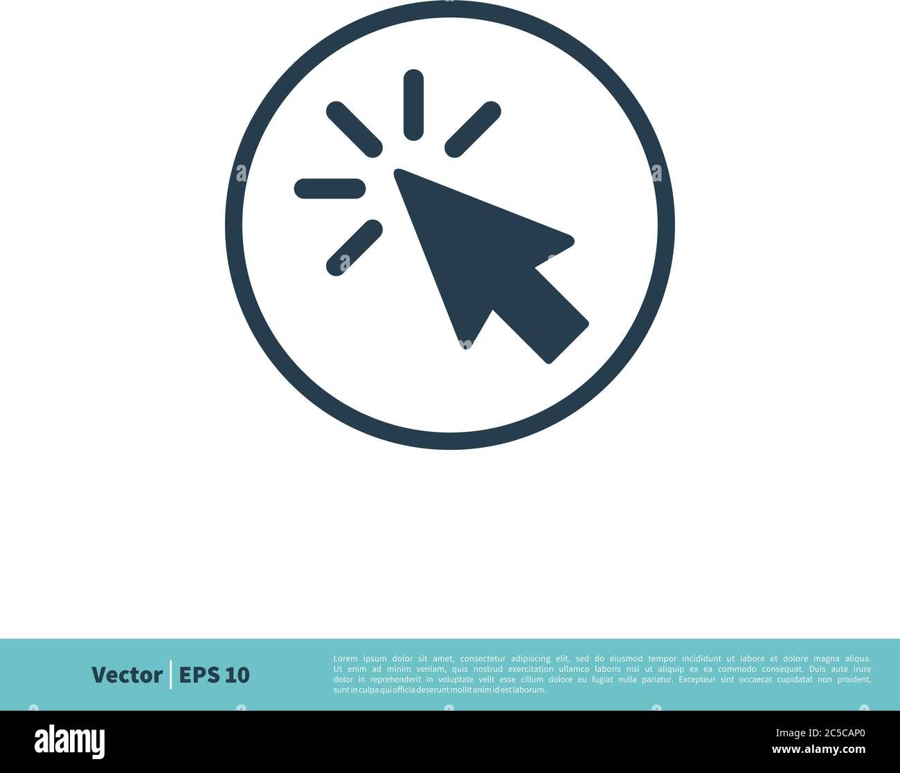 Pointer Arrow Icon Vector Logo Template Illustration Design. Vector EPS 10. Stock Vector