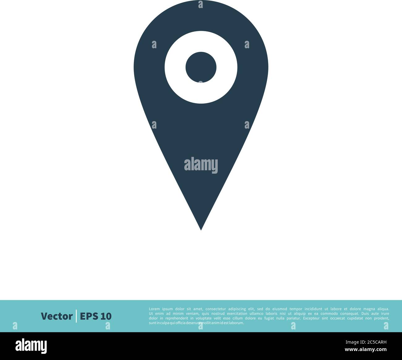 Point Map, Pin Locate Icon Vector Logo Template Illustration Design. Vector EPS 10. Stock Vector