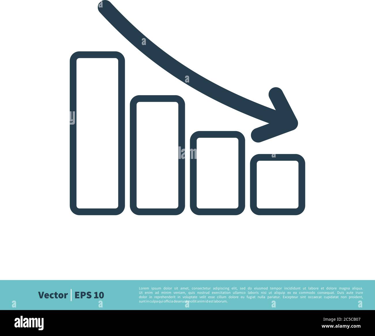Info graphic Finance Statistic Icon Vector Logo Template Illustration Design. Vector EPS 10. Stock Vector