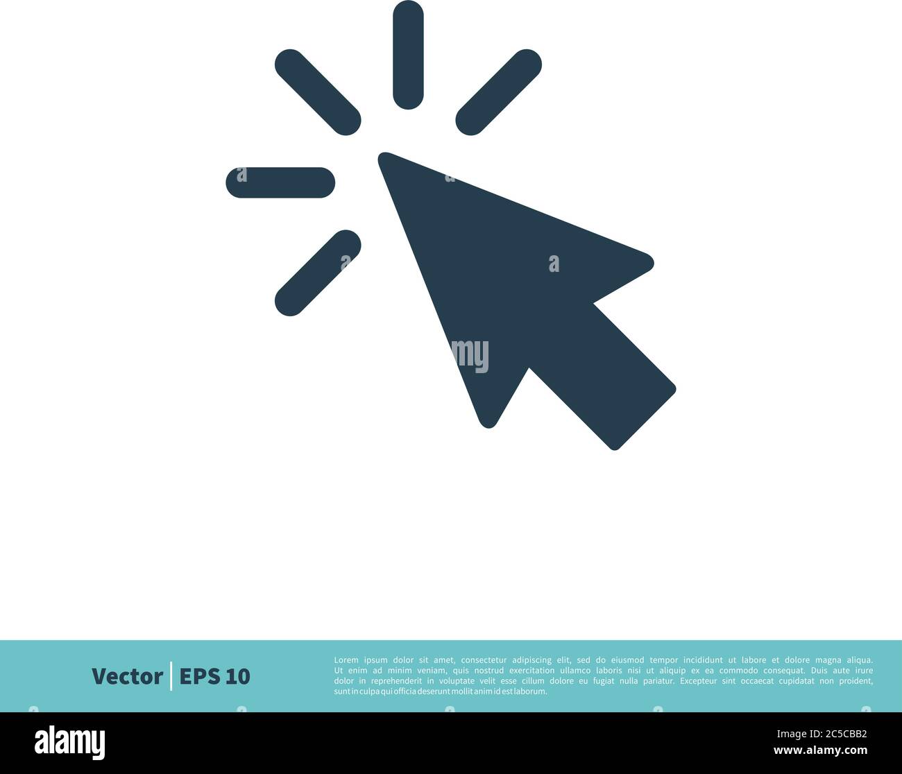 Pointer Arrow Icon Vector Logo Template Illustration Design. Vector EPS 10. Stock Vector