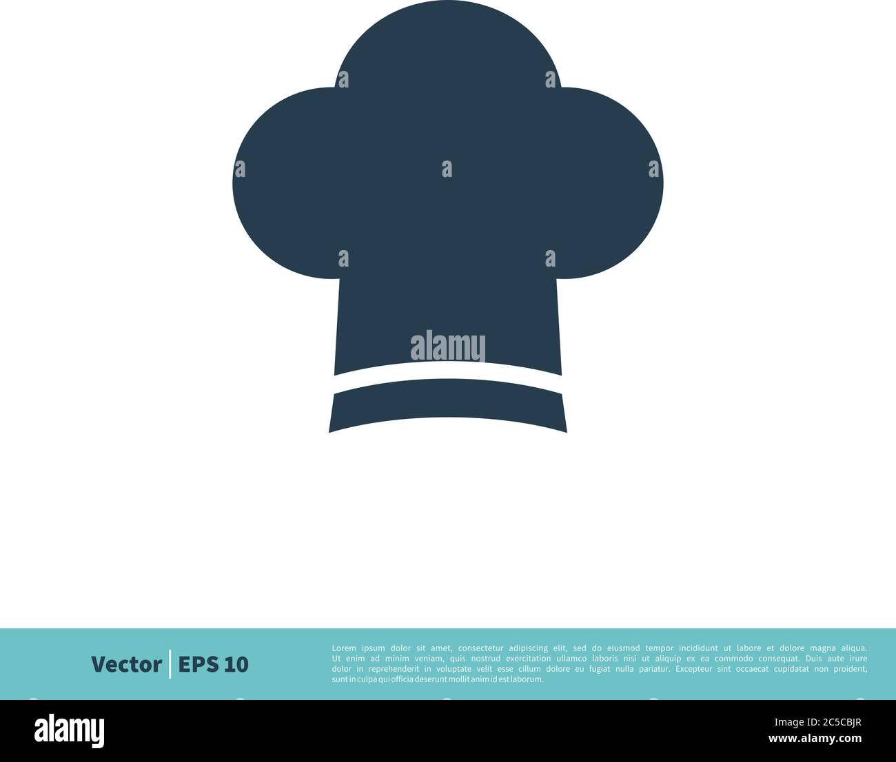 Chef Hat Icon Vector Logo Template Illustration Design. Vector EPS 10. Stock Vector