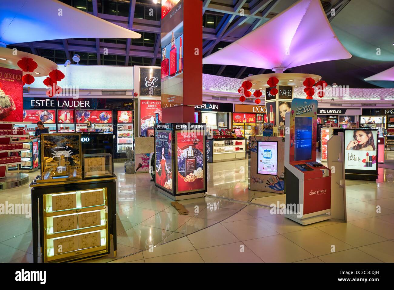 BANGKOK, THAILAND - CIRCA JANUARY, 2020: duty-free at Suvarnabhumi ...