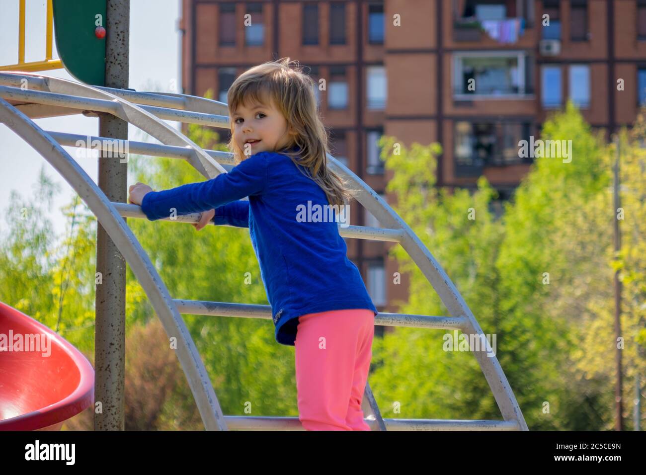 a child with exercise equipment Stock Photo - Alamy