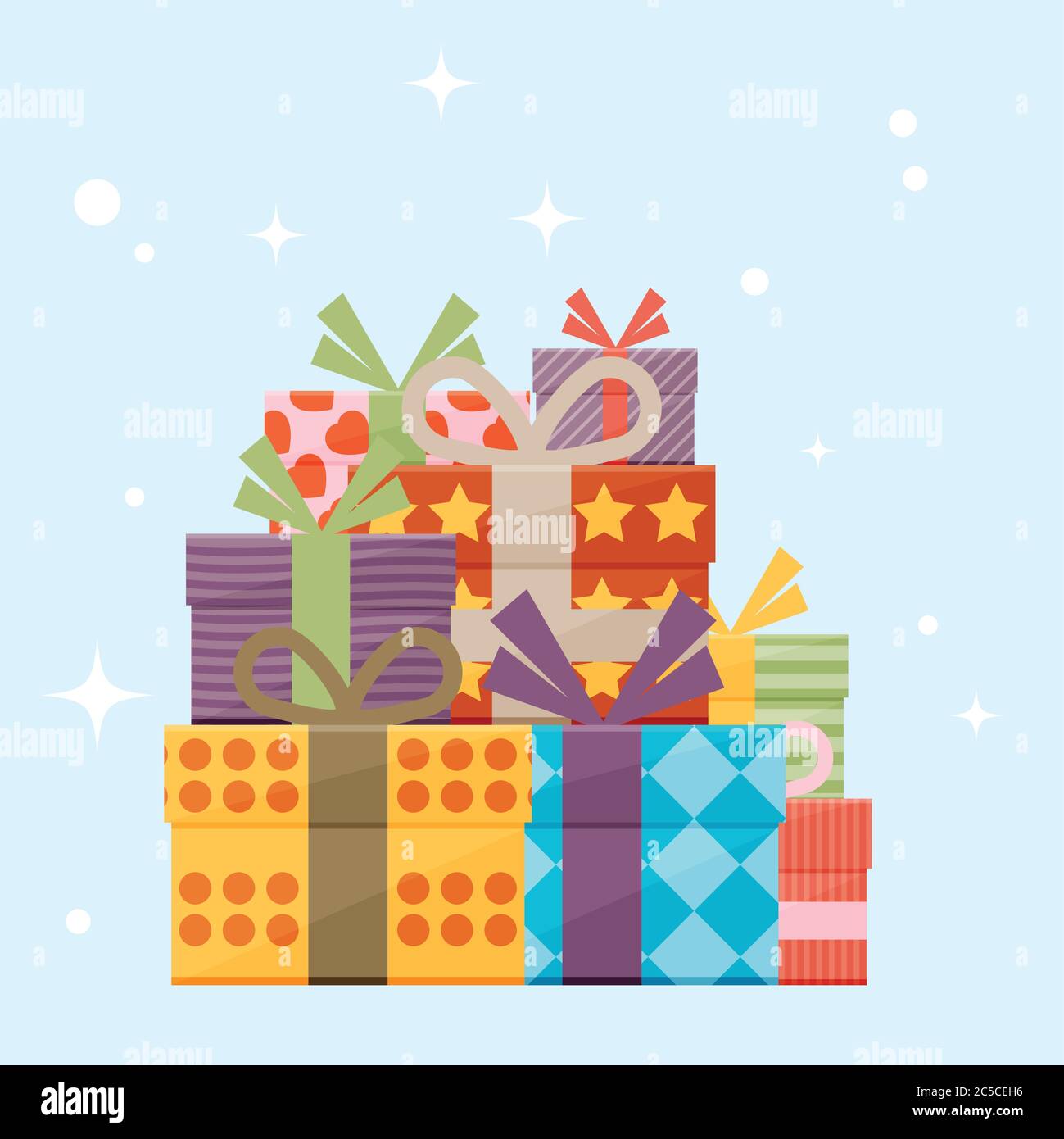 Vector gift boxes Stock Vector Image & Art - Alamy