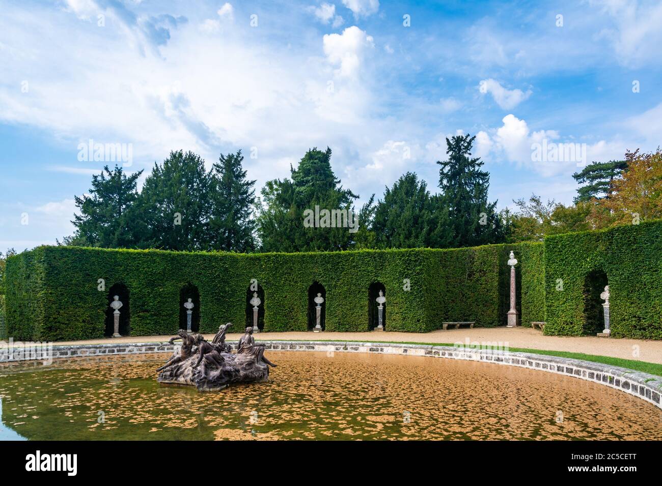 Grand Trianon Gardens Stock Photo Alamy