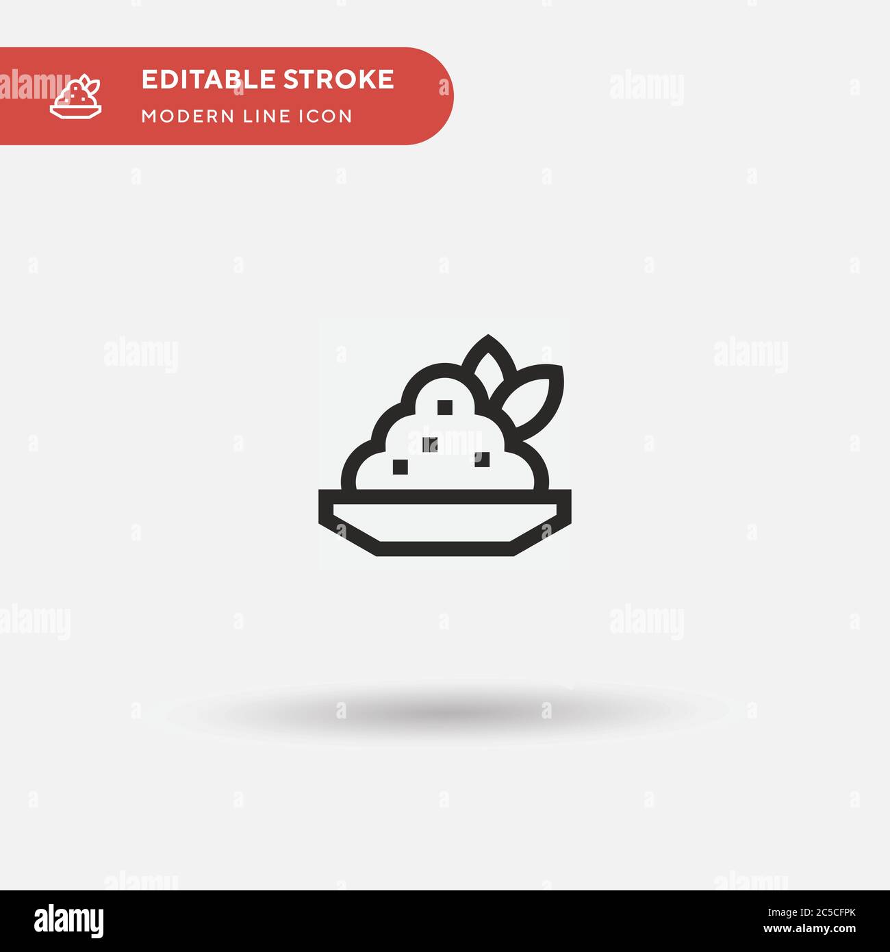 Stoemp Simple vector icon. Illustration symbol design template for web ...