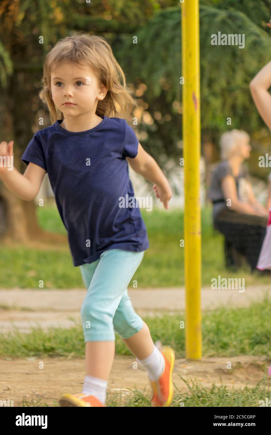 a child with exercise equipment Stock Photo - Alamy