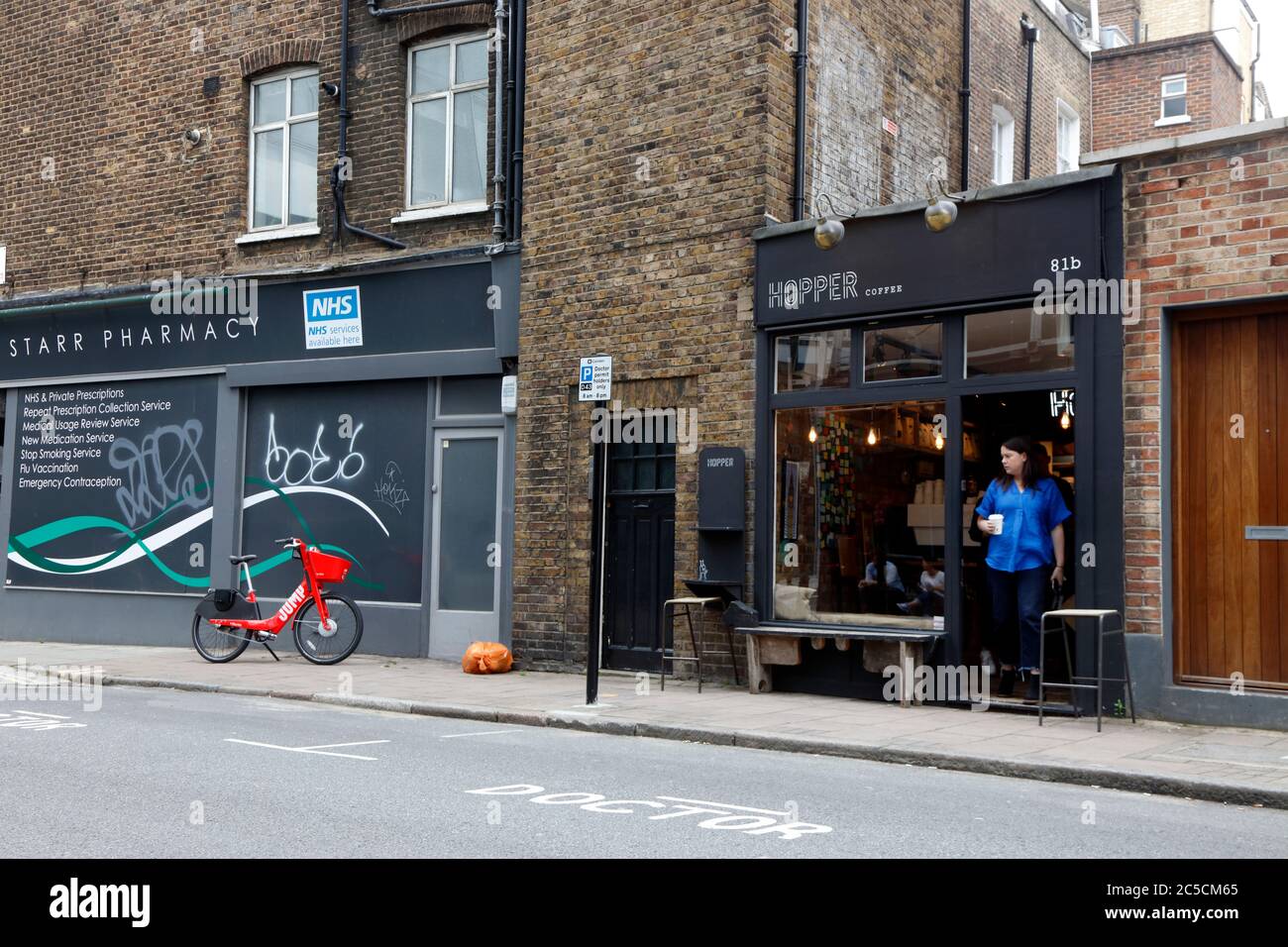 Hopper cafe on Roger Street, Bloomsbury, London, UK Stock Photo Alamy