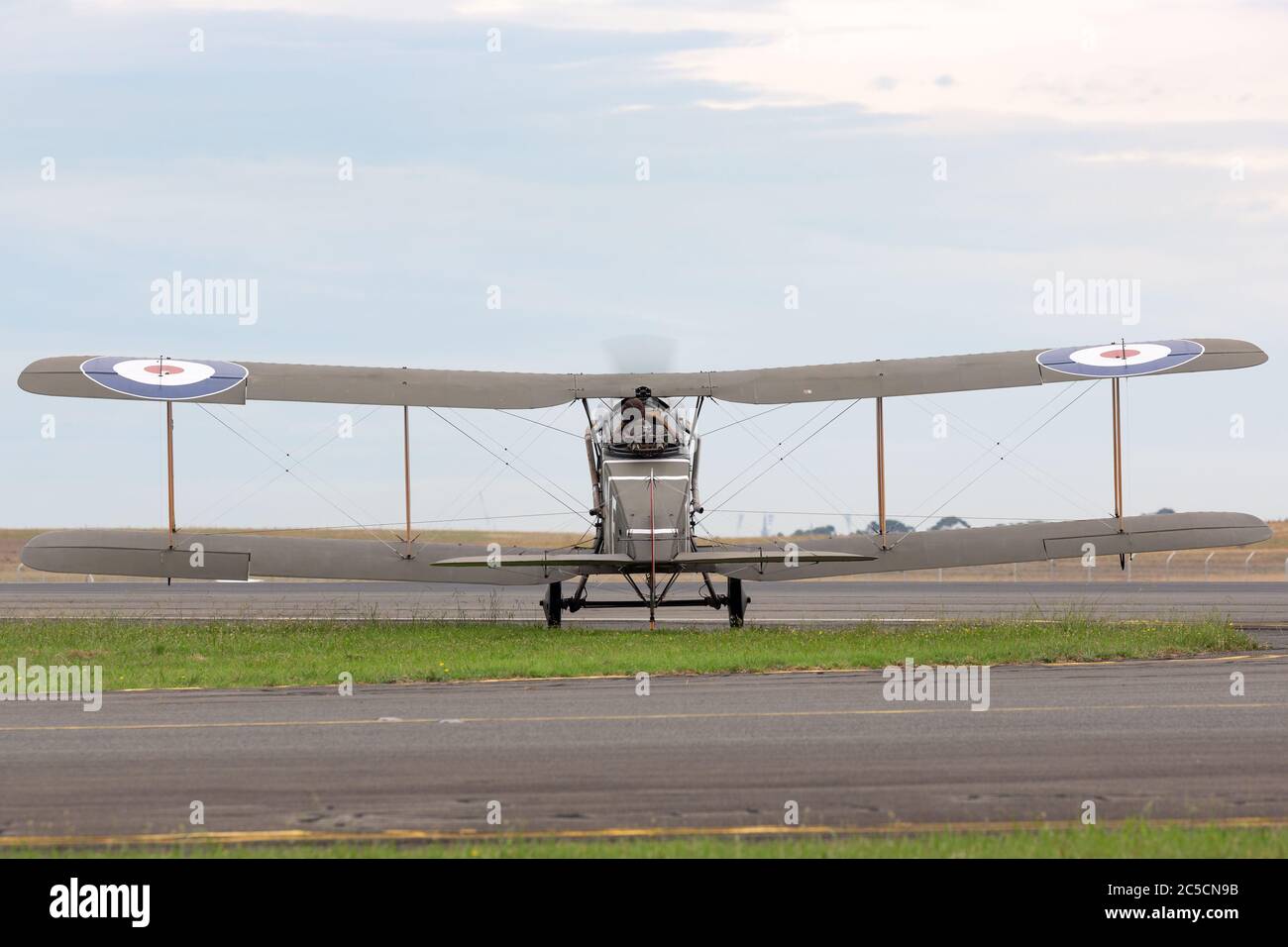 Bristol F.2 Fighter (replica) British two-seat biplane fighter and reconnaissance aircraft of the First World War. Stock Photo