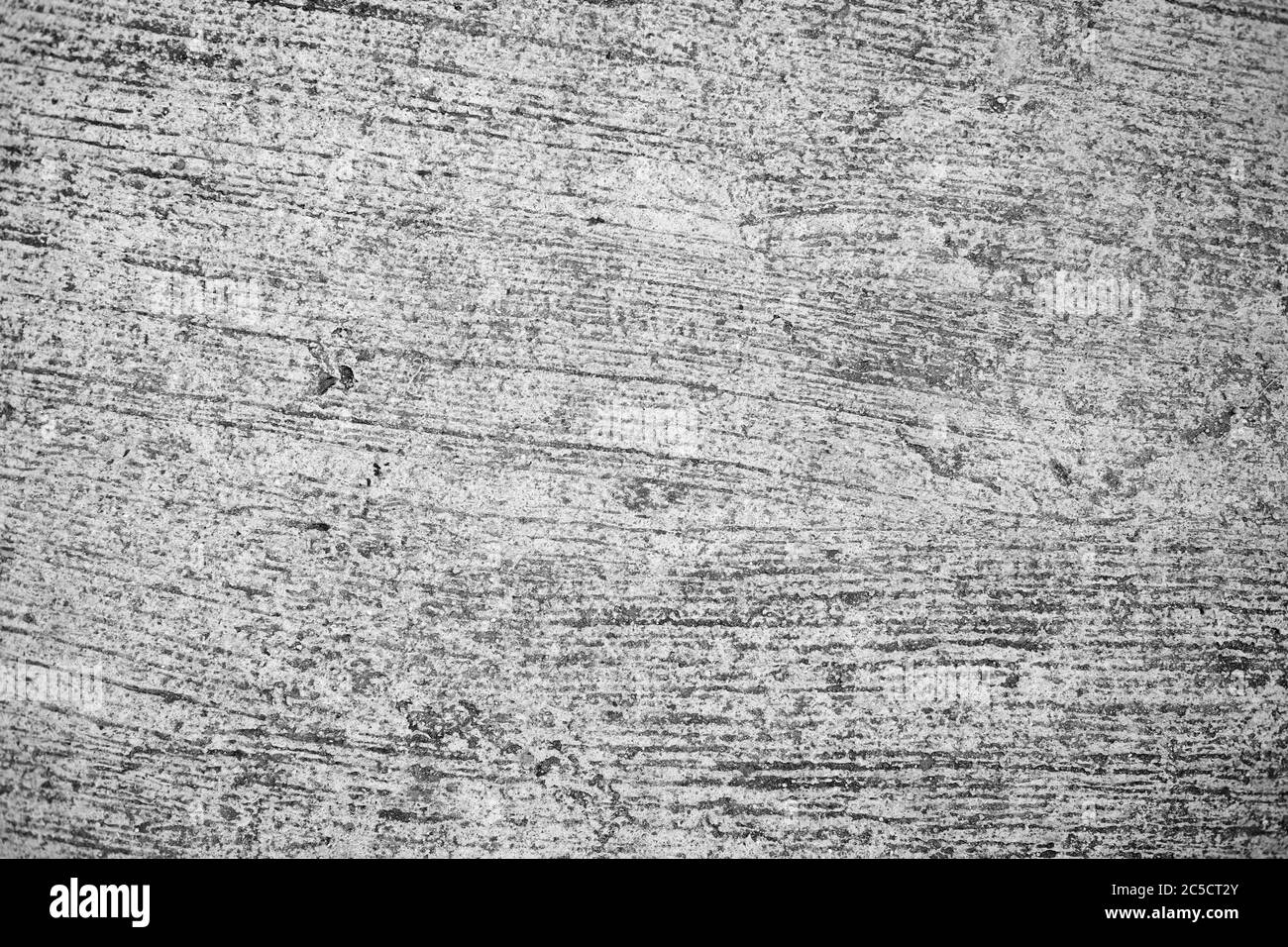 Grungy polished white concrete wall with cracks background - Image Stock Photo