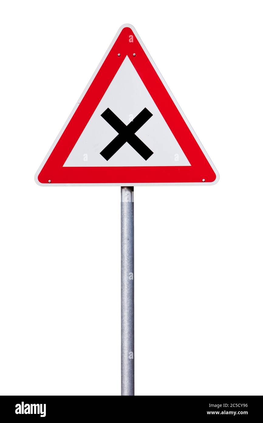 cross road sign meaning