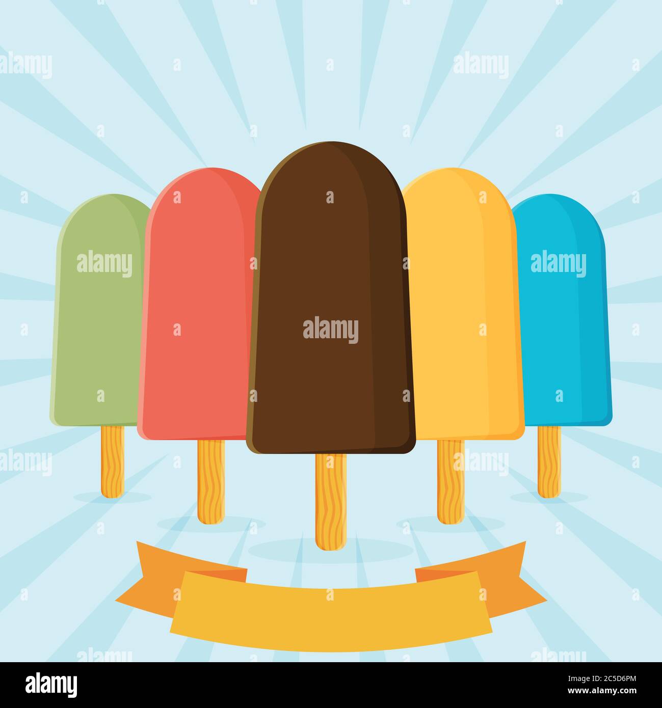 Vector ice cream illustration Stock Vector Image & Art - Alamy