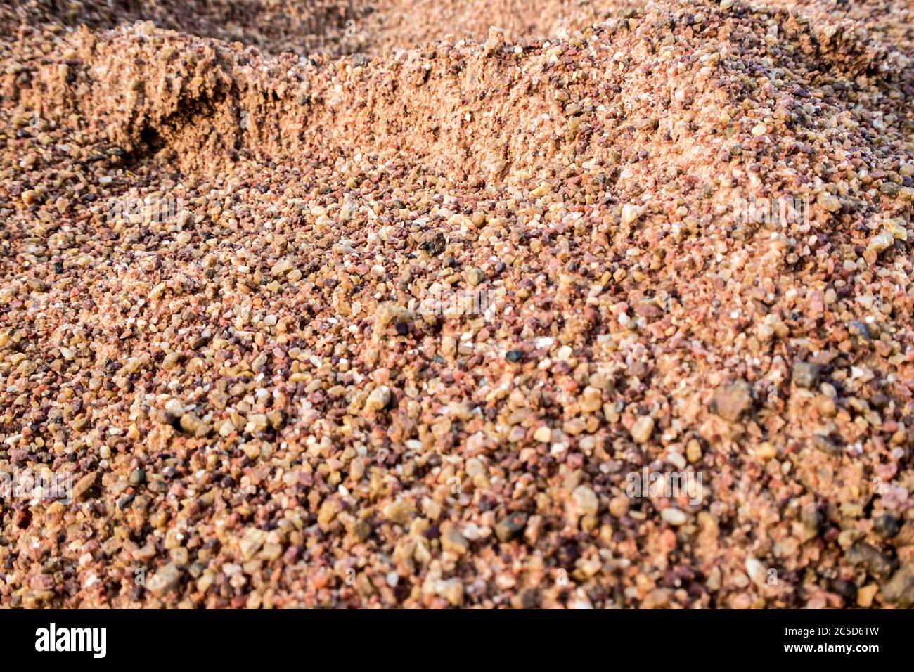 The texture of construction sand, Sand for mixed with cement Stock ...