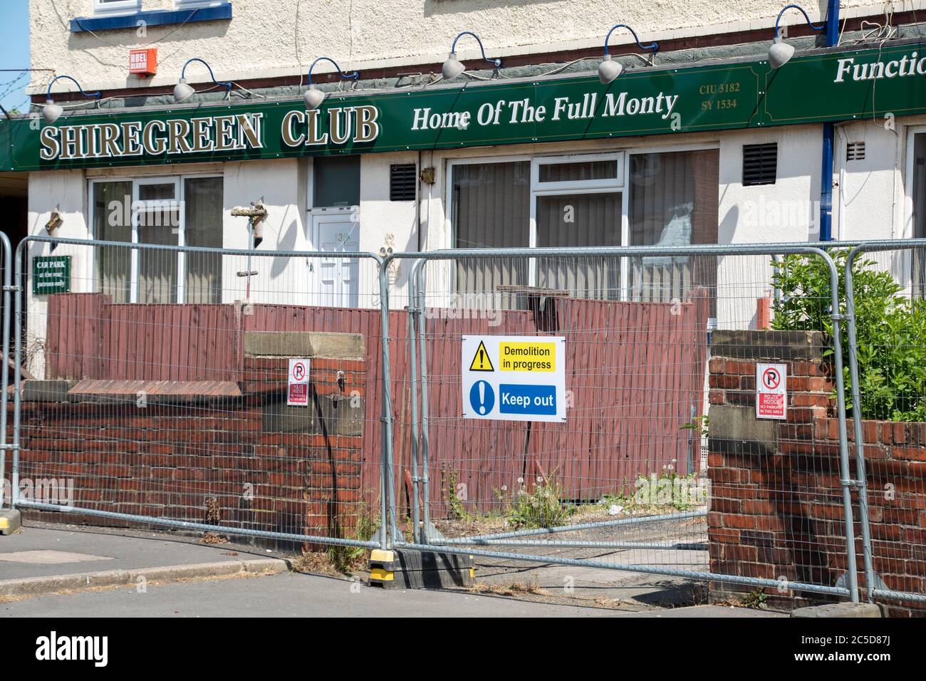 Sheffield UK – May 14 2020: the iconic Shiregreen Club, home of the ...
