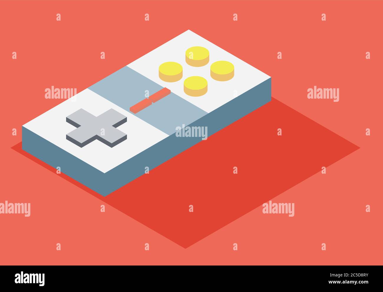 Gaming isometric vector Stock Vector
