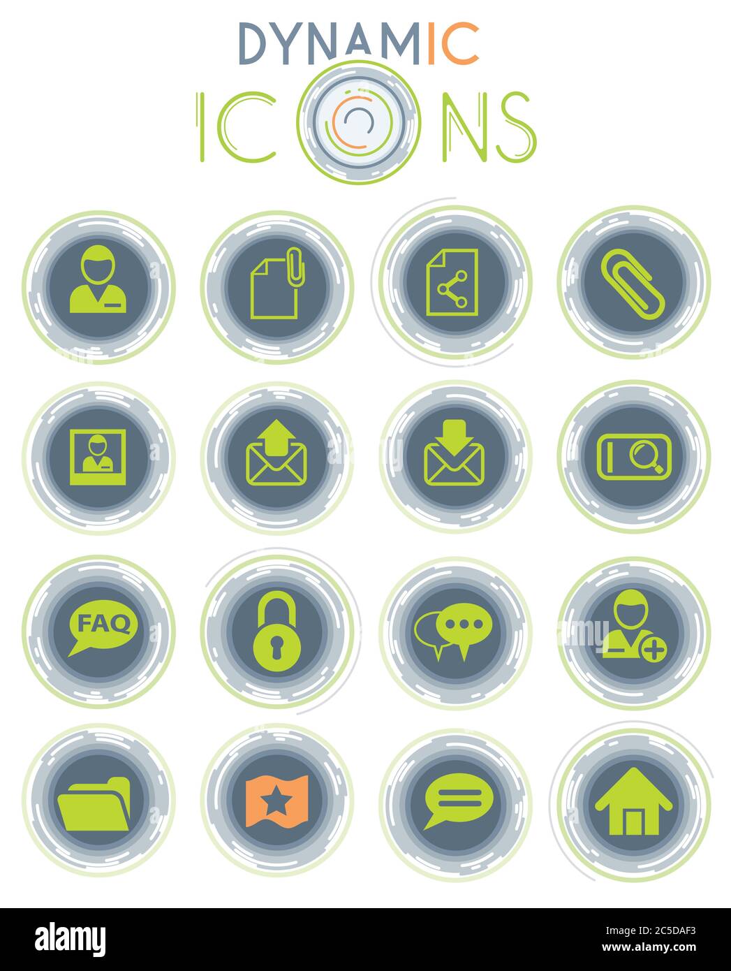 forum interface dynamic icons Stock Vector Image & Art - Alamy