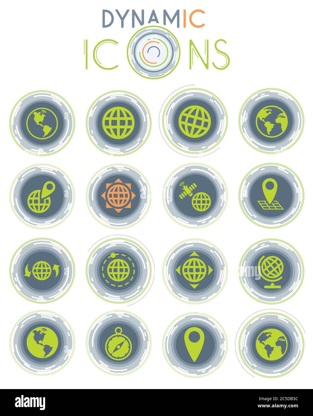 travel around of the world set icons Stock Vector Image & Art - Alamy