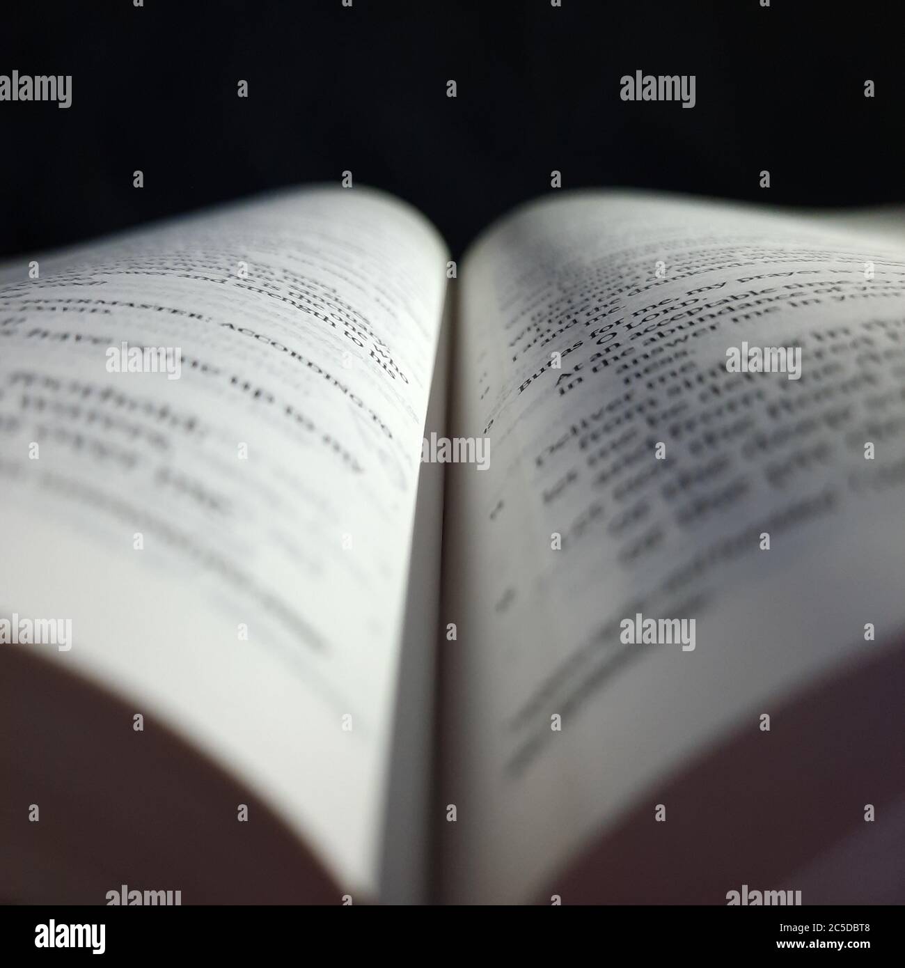 out of focused book Stock Photo