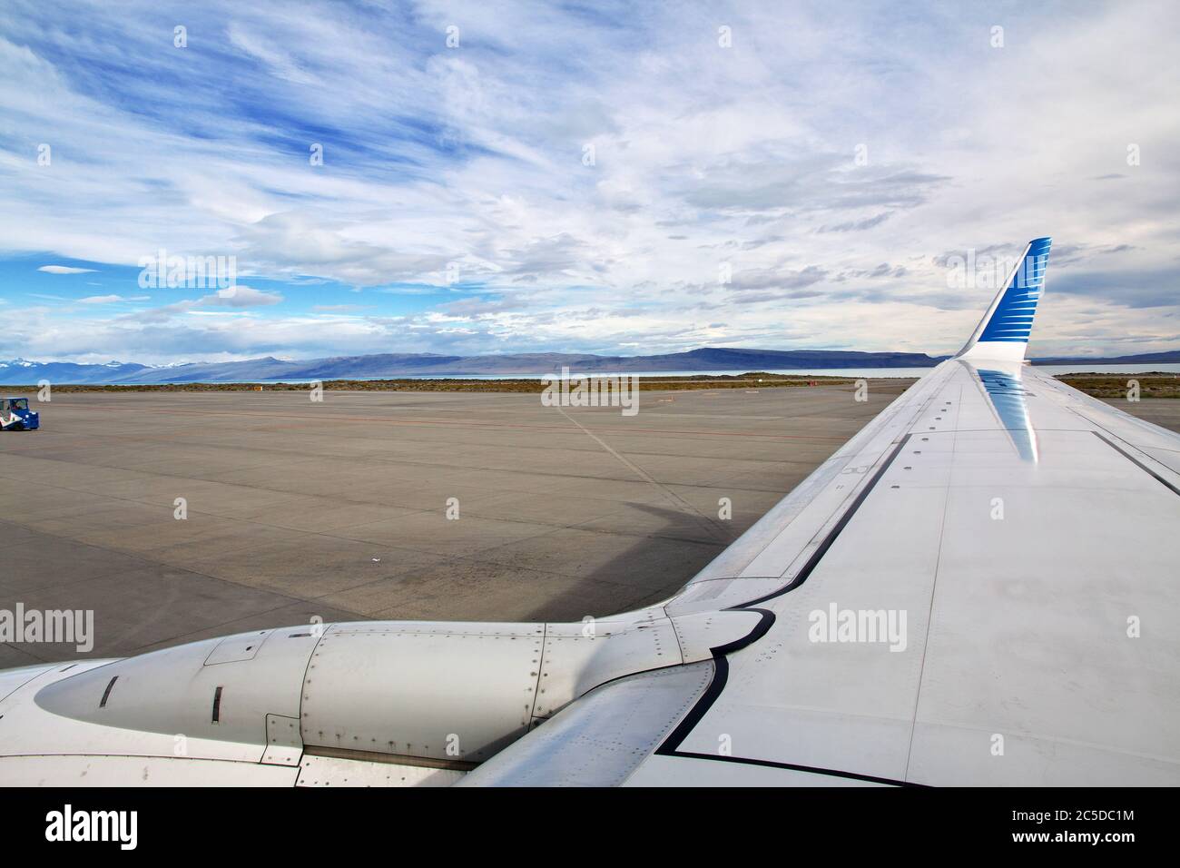 El Calafate Airport in Patagonia, Argentina Stock Photo