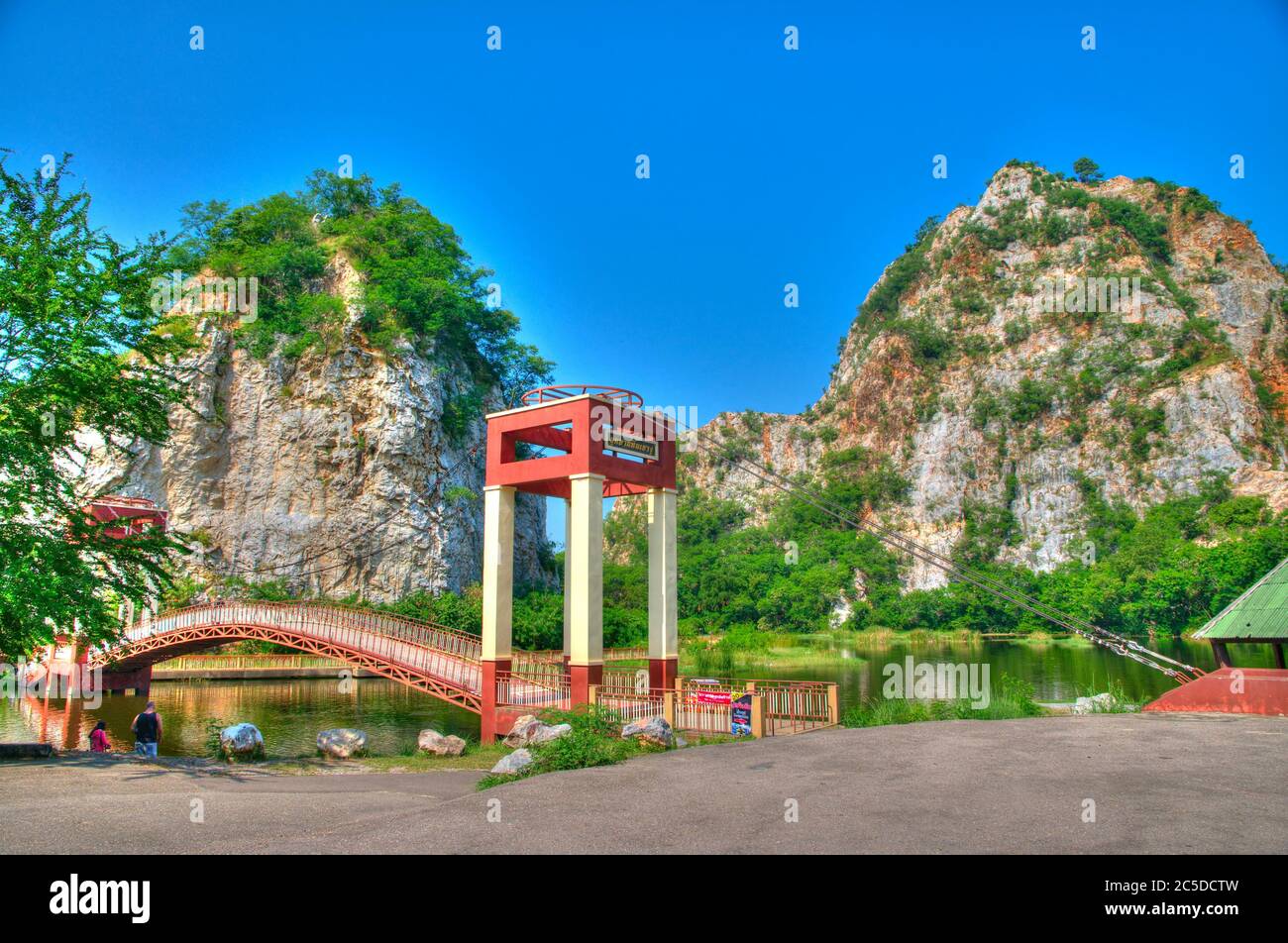 Views At Snake Hill Park In Ratchaburi Thailand Stock Photo Alamy