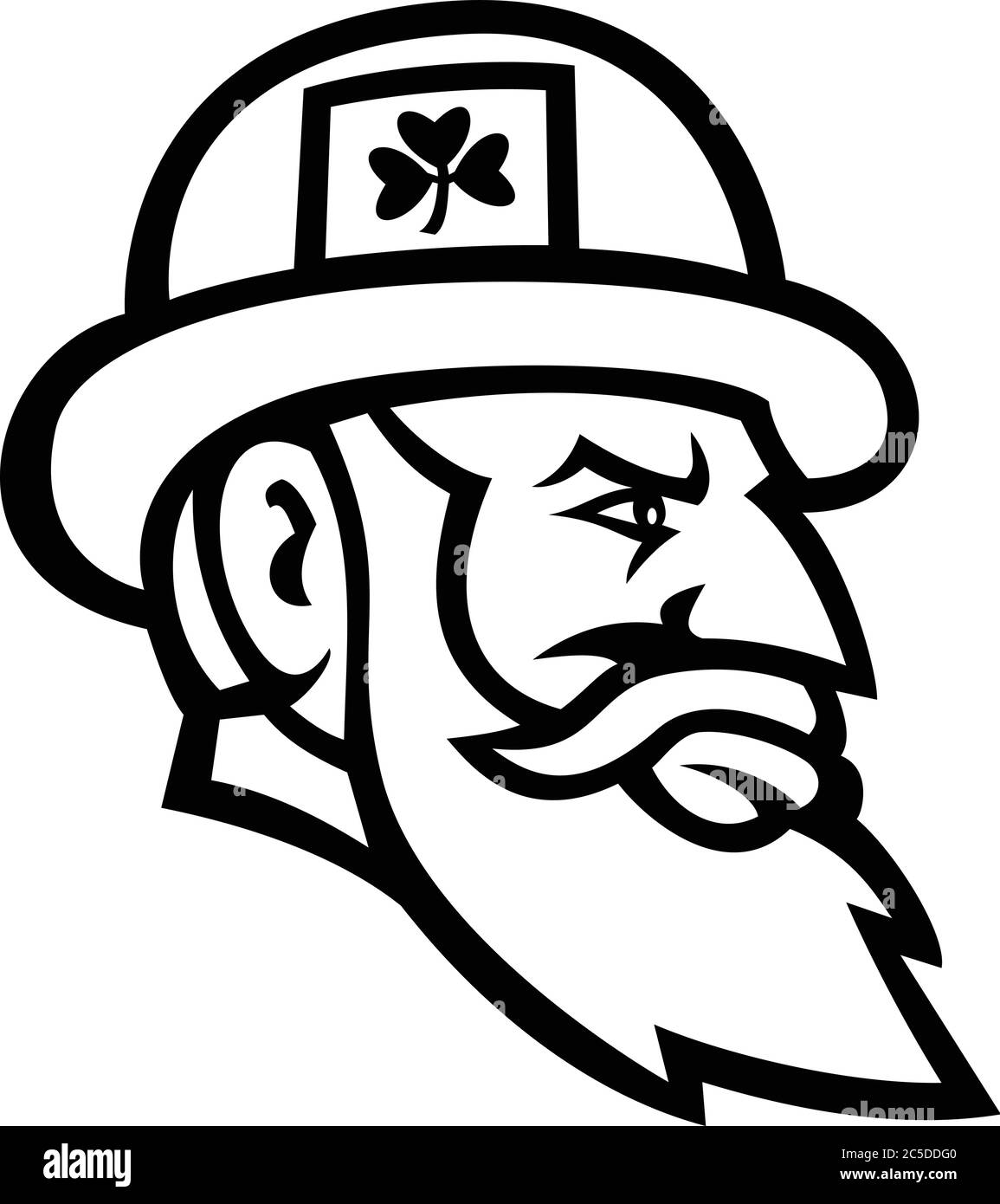 Little man in hat Black and White Stock Photos Images Alamy