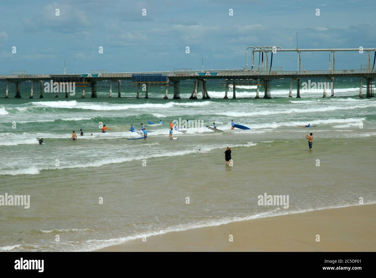 The Spit beach, Surfers Paradise, Gold Coast, Queensland, Australia. Stock Photo