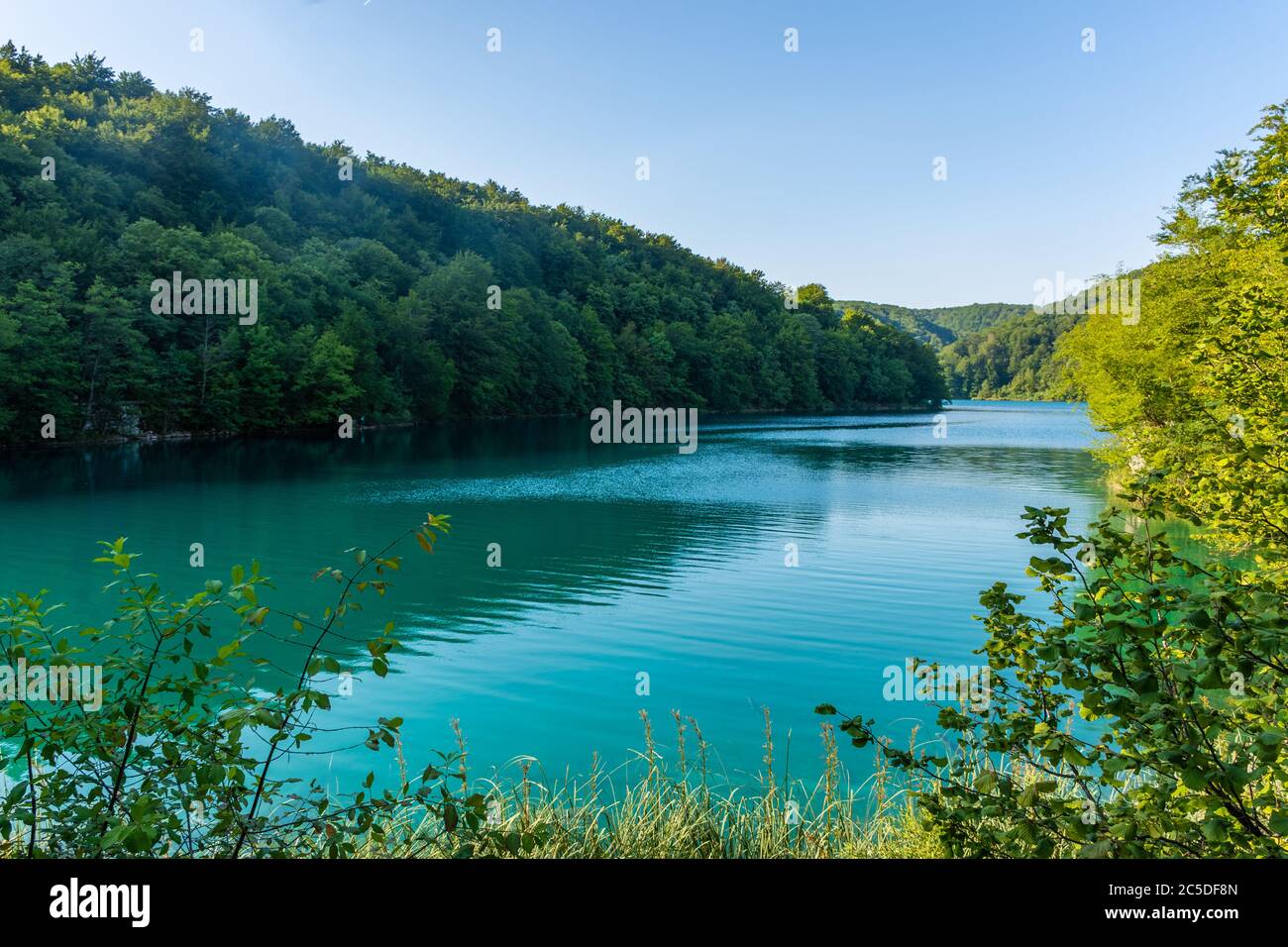 Landscape of the Kozjak Lake Stock Photo - Alamy