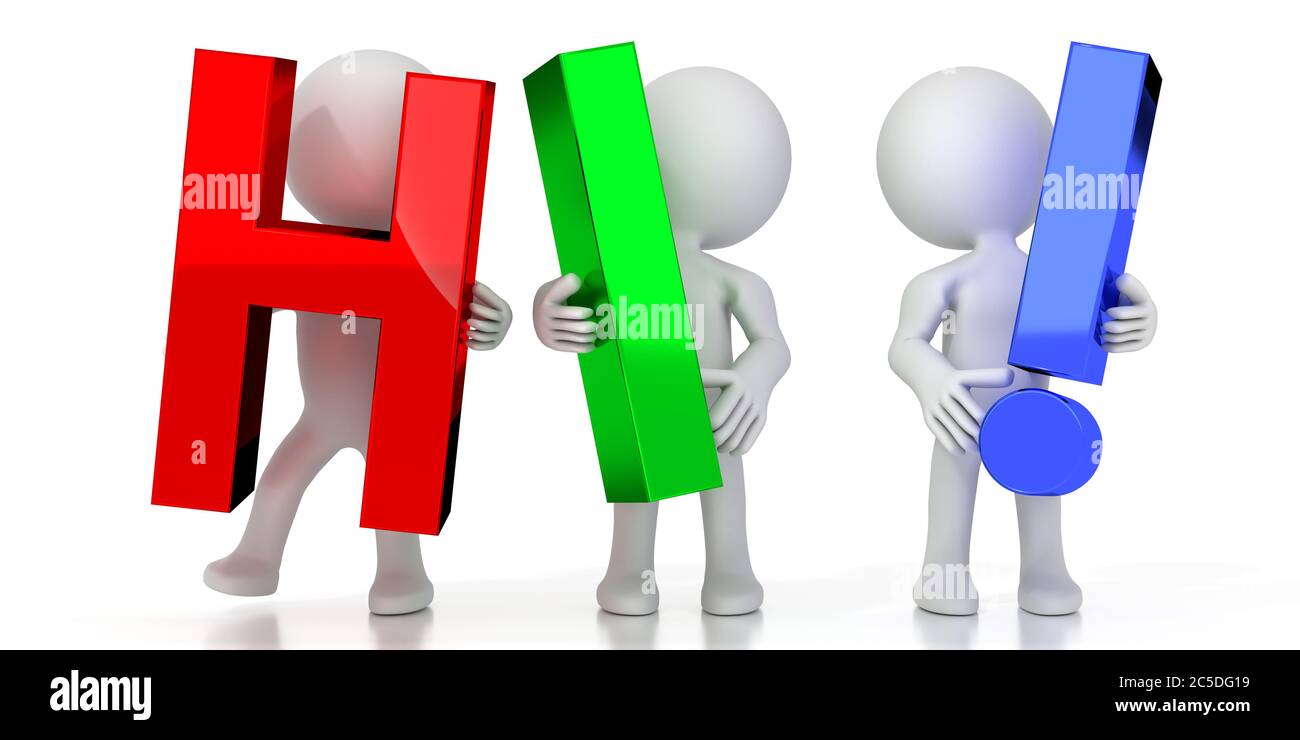 Hi character hi-res stock photography and images - Alamy