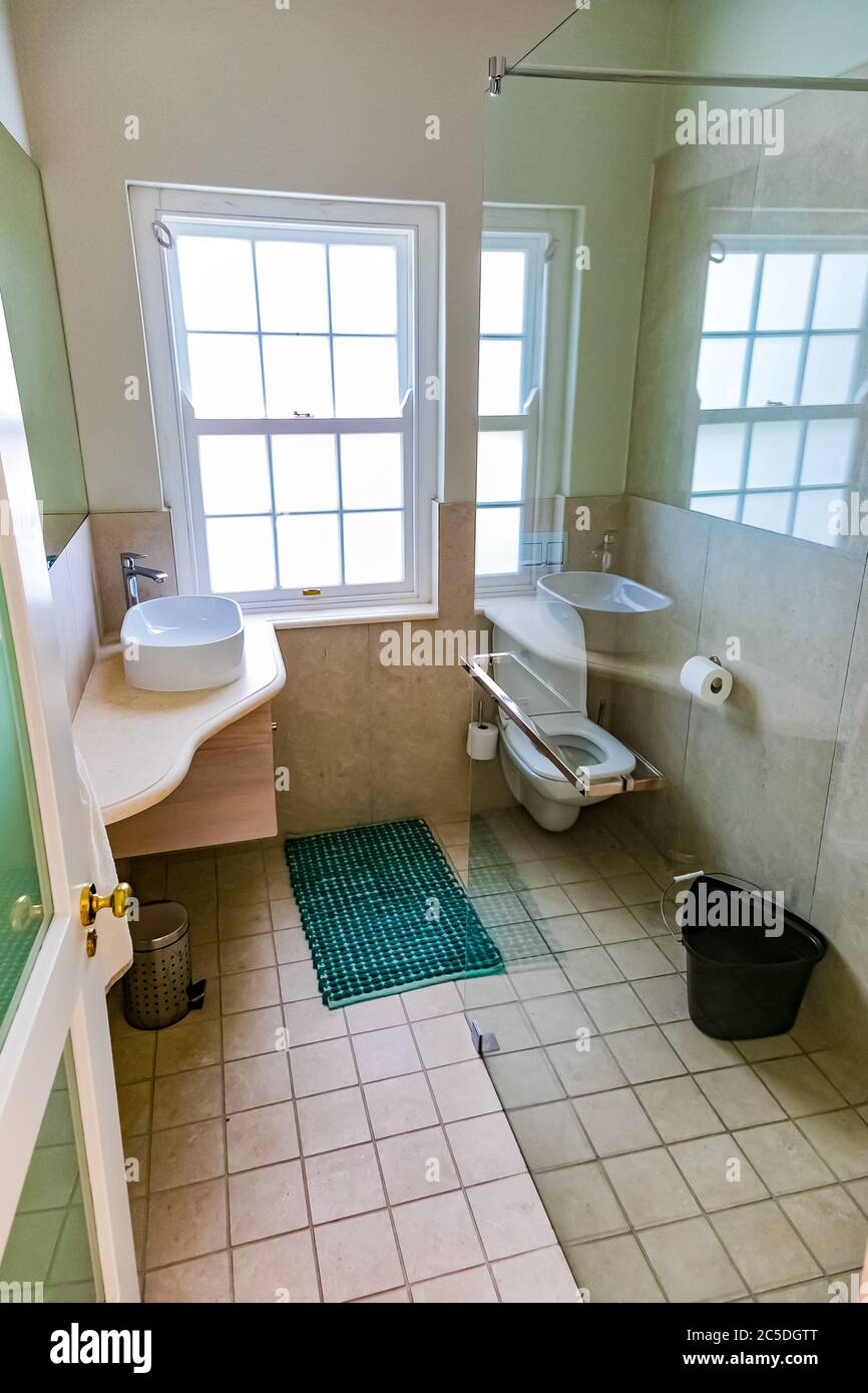 Cape Town, South Africa February 6, 2020 Inside interior of empty