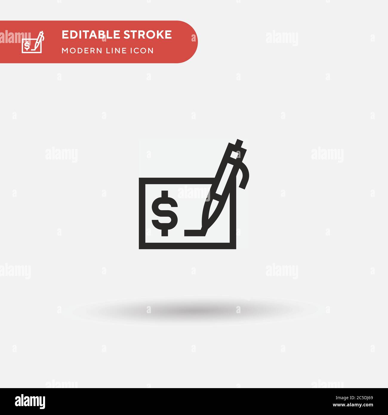 Check Simple vector icon. Illustration symbol design template for web ...