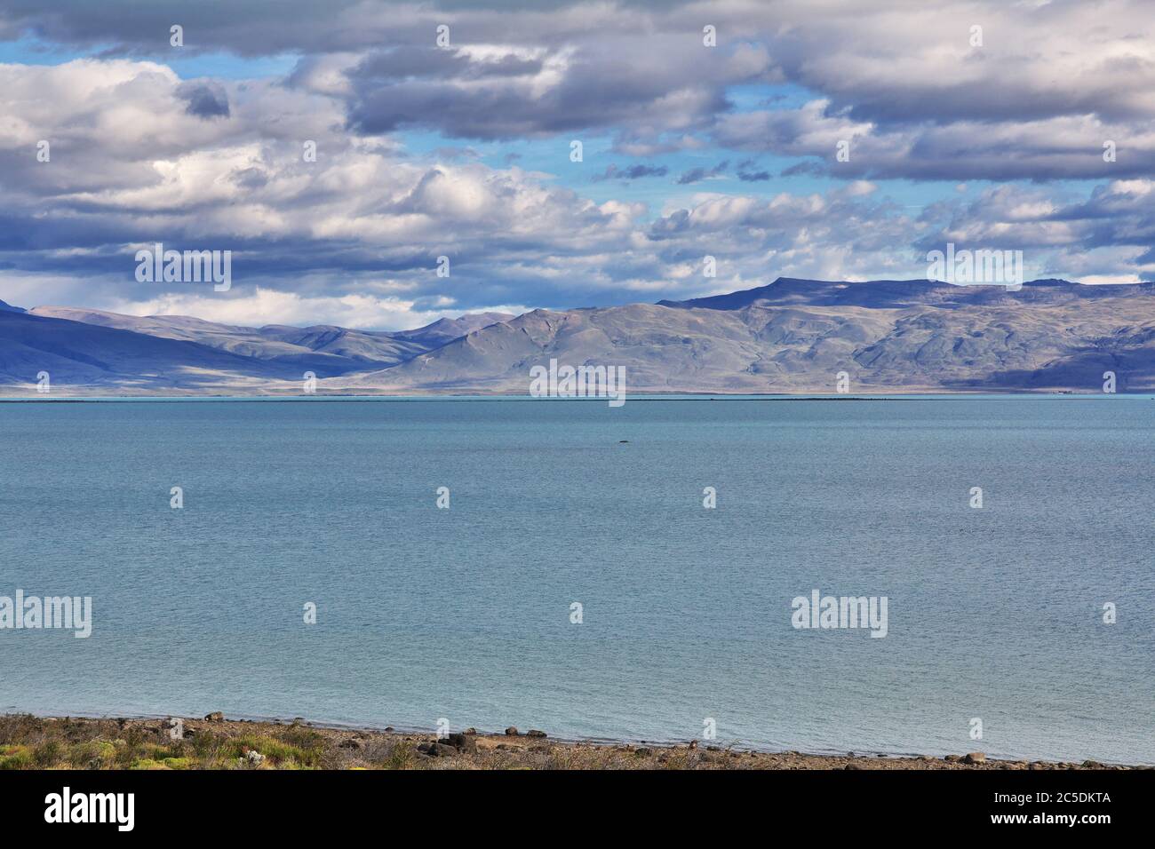 Lago argentino lake in El Calafate, Patagonia, Argentina Stock Photo ...
