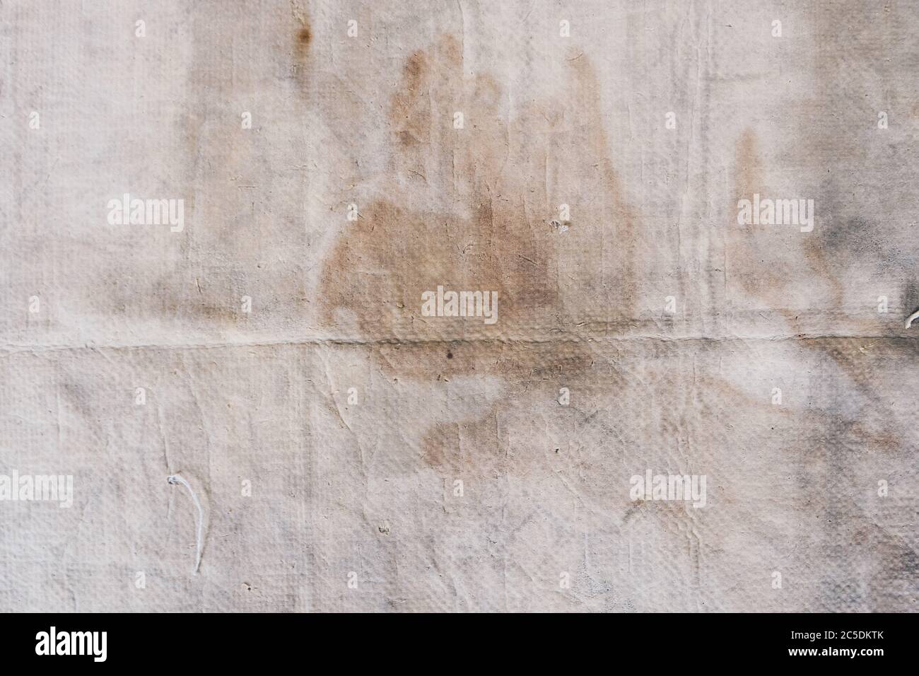 Dirty cleaning rag background texture in white background. Kanebo or ...