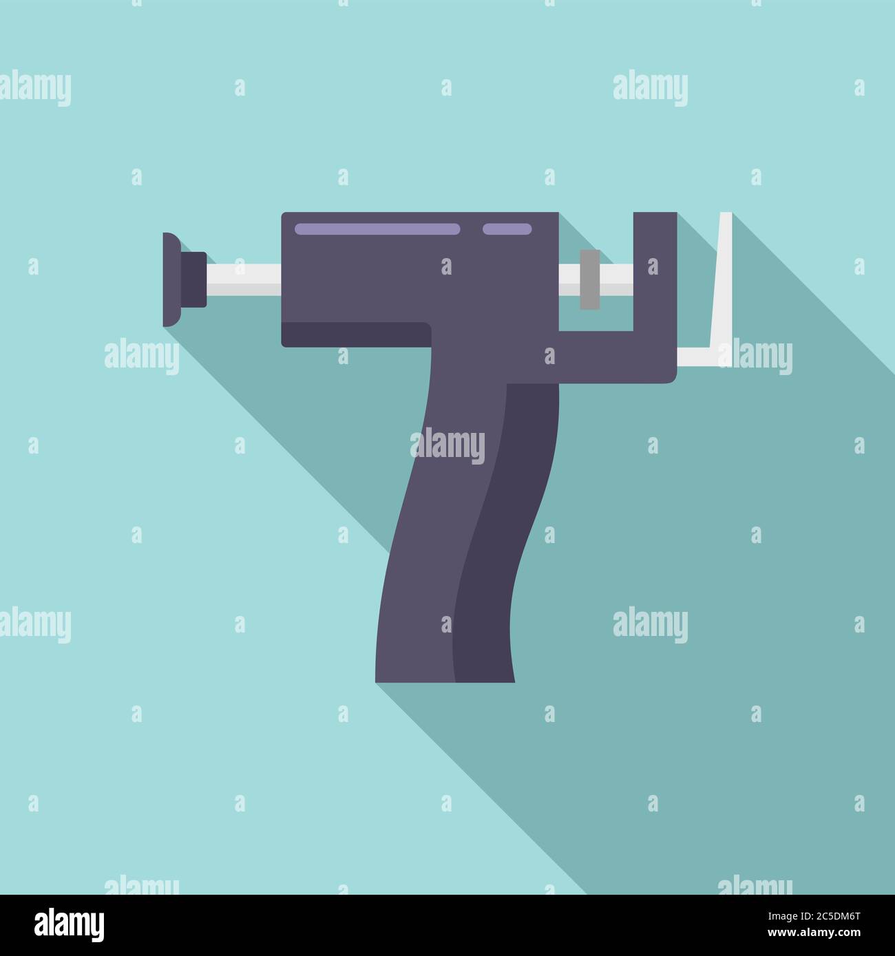 Piercing gun icon. Flat illustration of piercing gun vector icon for web design Stock Vector