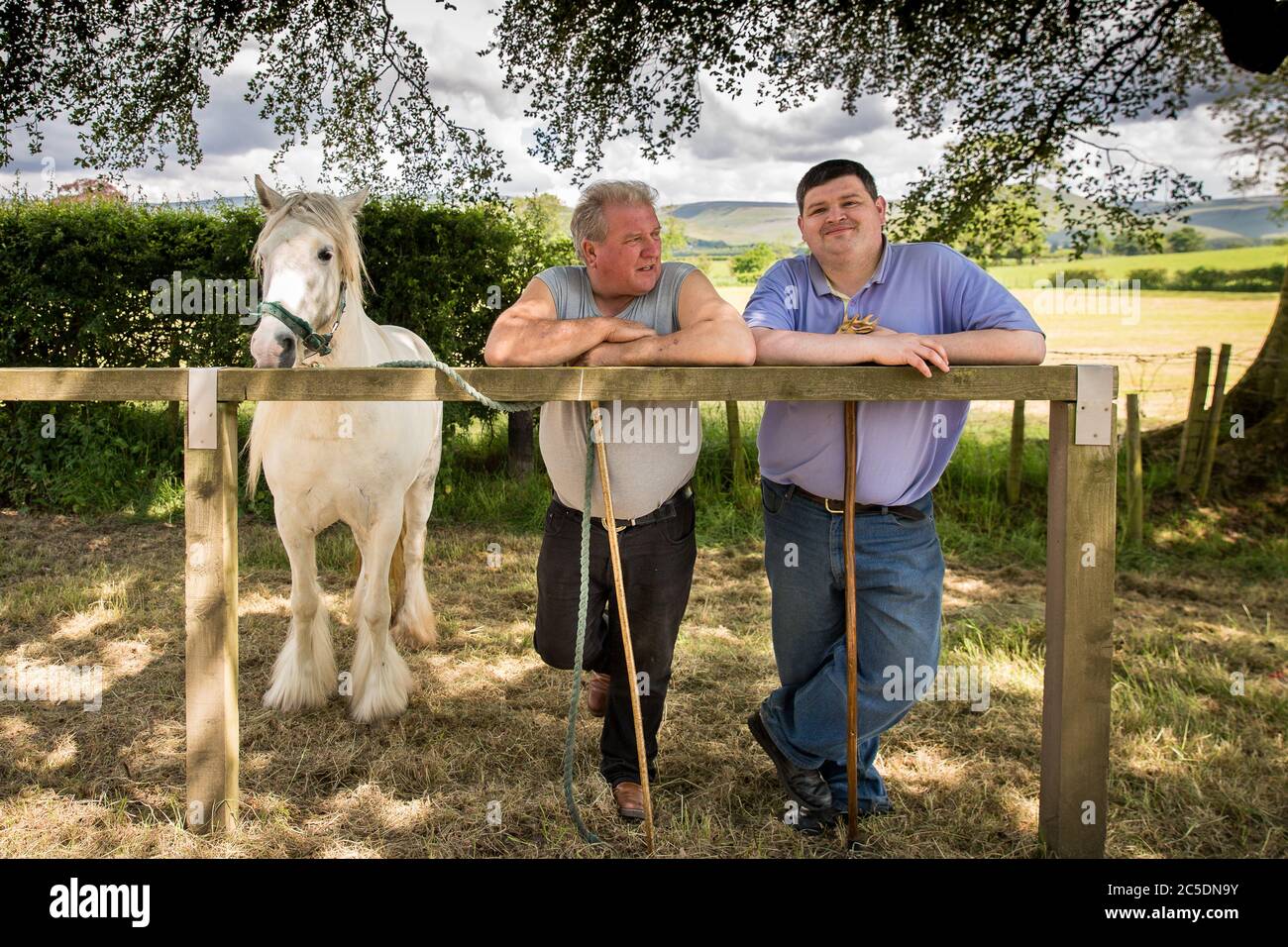 Appleby Horse Fair, Cumbria. Annual gathering of Gypsies and Travellers in the town of Appleby-in-Westmorland 2019 Stock Photo