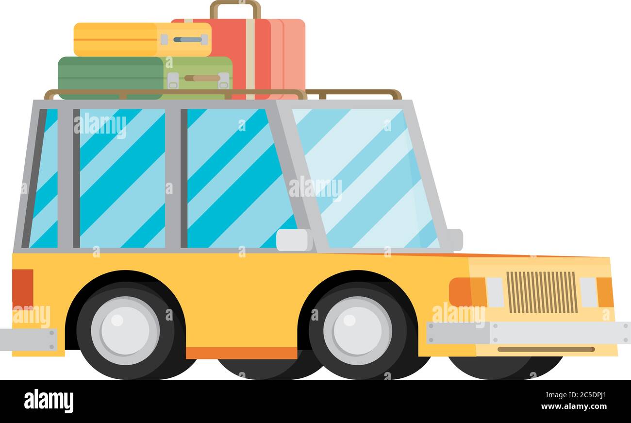 Travel car. Vector illustration Stock Vector Image & Art - Alamy