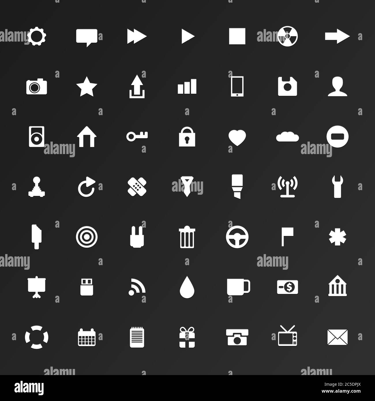 Universal Flat Icons. For Web and Mobile Stock Vector Image & Art - Alamy