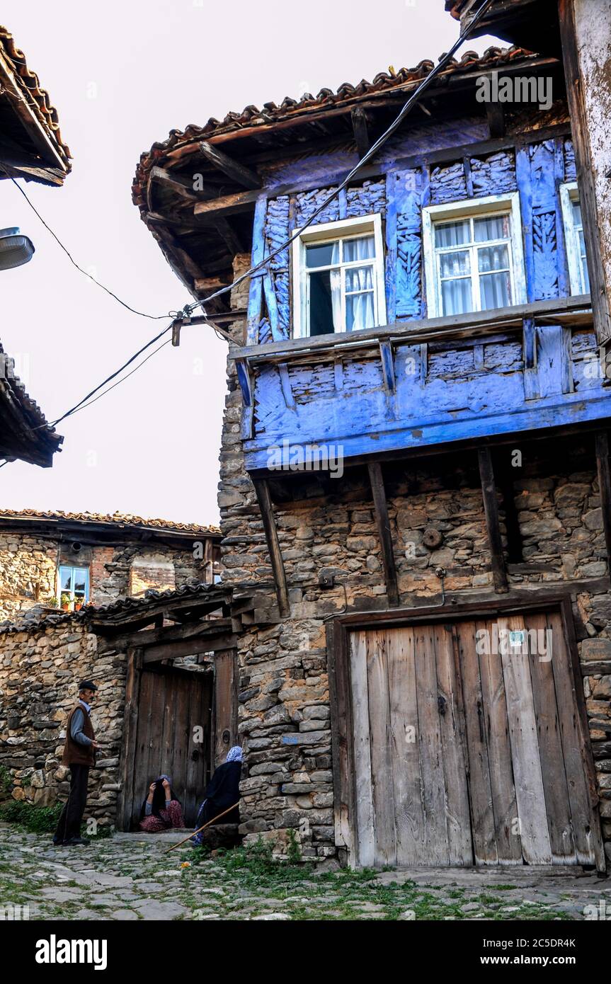 Bursa, Turkey 25 June 2011 700 years old Ottoman village with old